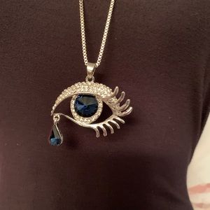 Betsey Johnson Evil Eye Pendant NWOT stunning 🔥💕